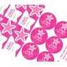 KE0027 Fucsia - Kit Escolar - Estrellas