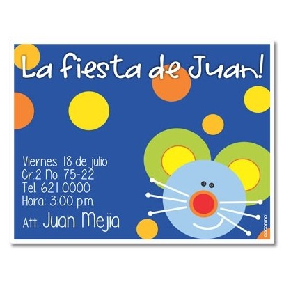 Invitaciones de cumpleaños