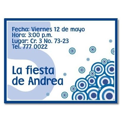 Invitaciones de cumpleaños