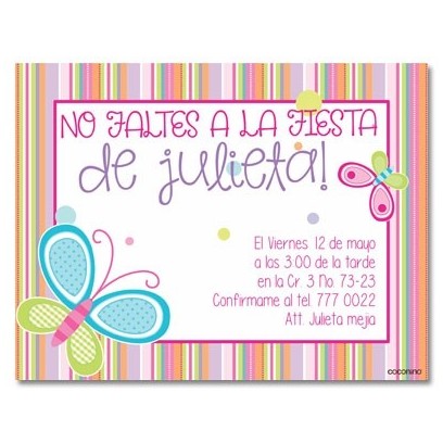 Invitaciones de cumpleaños