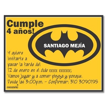 Invitaciones de cumpleaños