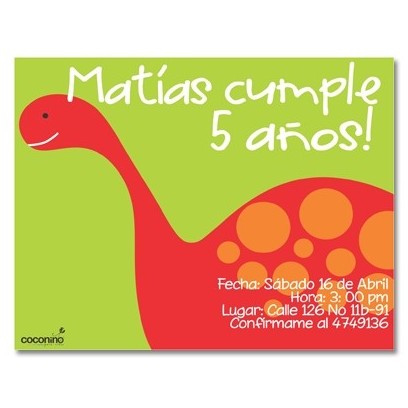 Invitaciones de cumpleaños