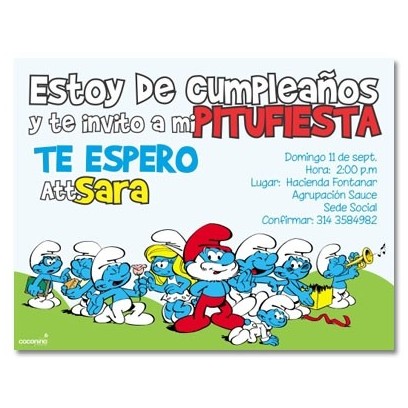 Invitaciones de cumpleaños