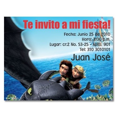 Invitaciones de cumpleaños