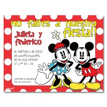 Invitaciones de cumpleaños