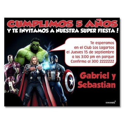 Invitaciones de cumpleaños