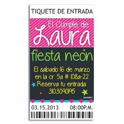 Invitaciones de cumpleaños