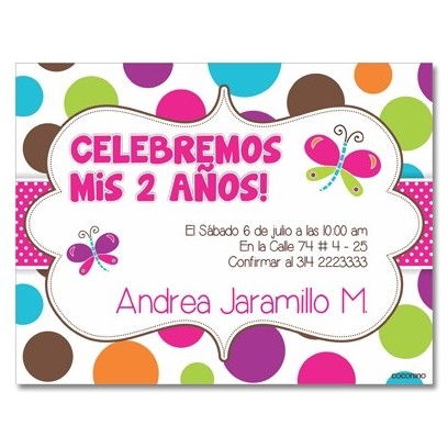 Invitaciones de cumpleaños