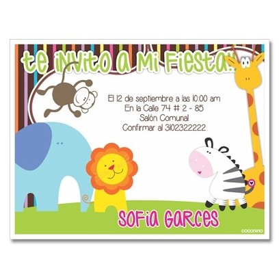 Invitaciones de cumpleaños