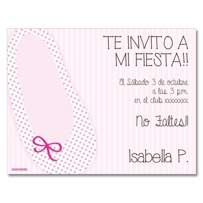 Invitaciones de cumpleaños