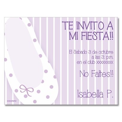 Invitaciones de cumpleaños