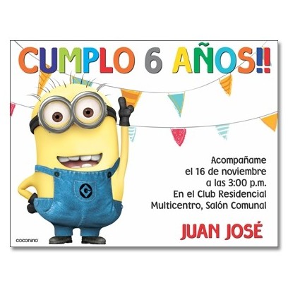 Invitaciones de cumpleaños