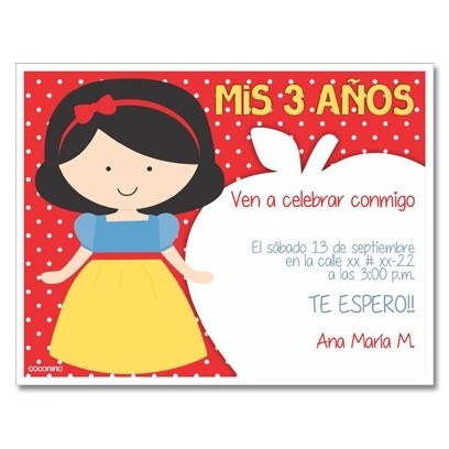 Invitaciones de cumpleaños