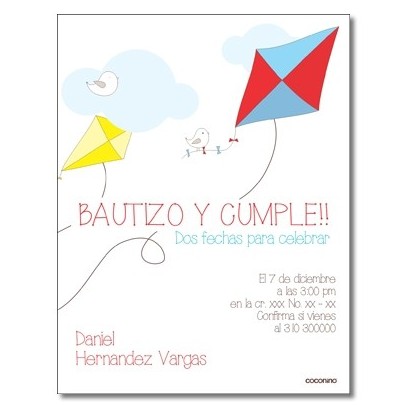 Invitaciones de cumpleaños