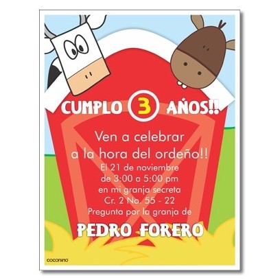 Invitaciones de cumpleaños