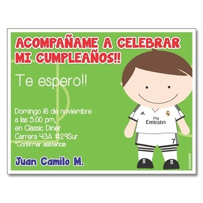 Invitaciones de cumpleaños