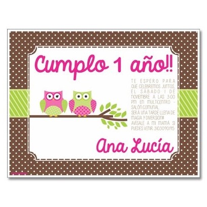 Invitaciones de cumpleaños