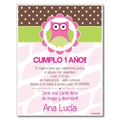 Invitaciones de cumpleaños