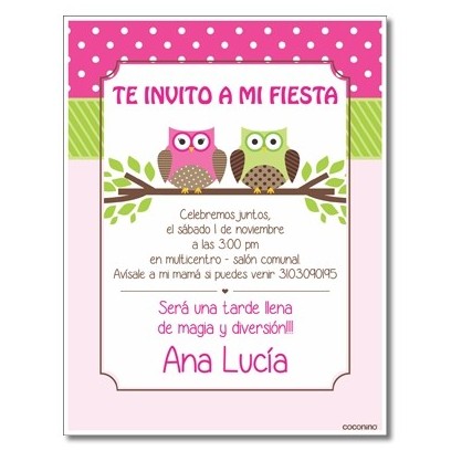 Invitaciones de cumpleaños