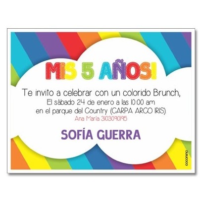 Invitaciones de cumpleaños