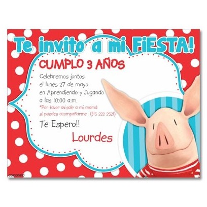 Invitaciones de cumpleaños