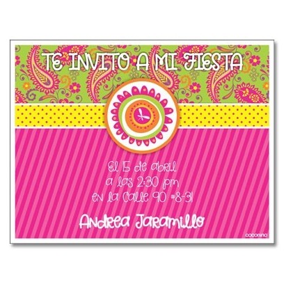 Invitaciones de cumpleaños