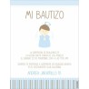 Invitaciones de Bautizo