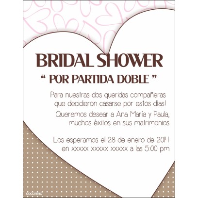 Invitaciones de Shower