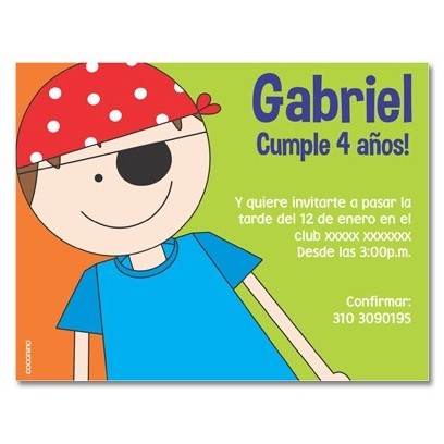 Invitaciones de cumpleaños