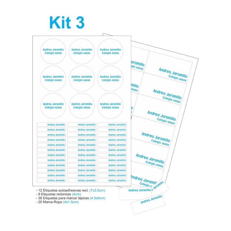 Kit Escolar Llibelulas - ETK026