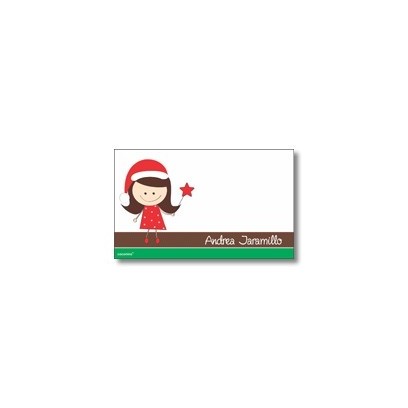 Tarjeta de navidad - Niña