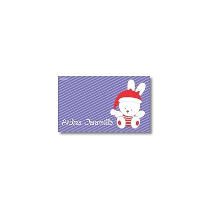 Tarjeta de navidad - Conejo