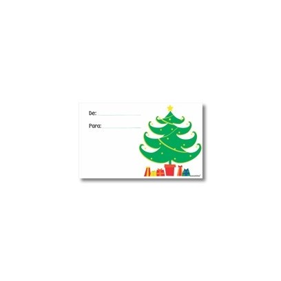 Tarjeta de navidad - árbolde navidad