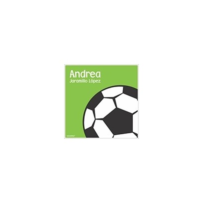p6210 verde - Tarjetas de presentación - Fútbol
