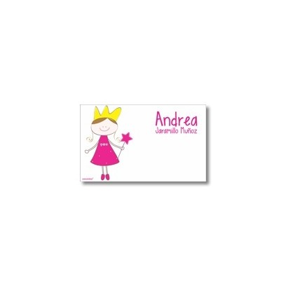 p7110  - Tarjetas de presentación - Princesas