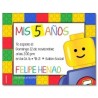 Invitaciones de cumpleaños - Lego