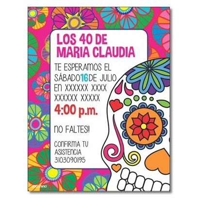  Invitaciones de cumpleaños