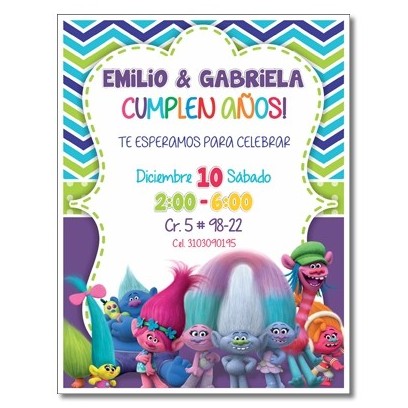 Invitaciones de cumpleaños 