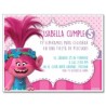 Invitaciones de cumpleaños - Trolls