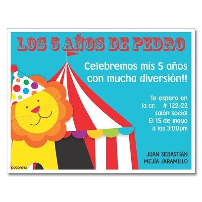 Invitaciones de cumpleaños 