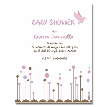 b0007 - Invitaciones - Baby Shower