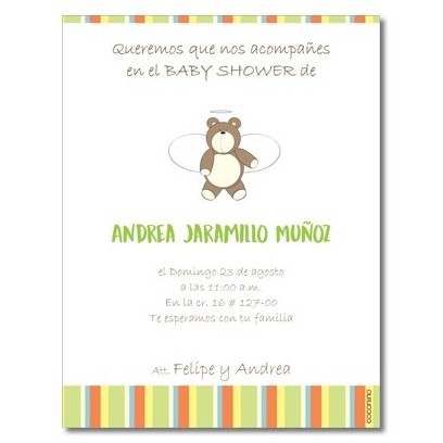 b0011 S - Invitaciones - Baby Shower