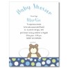 b0013 S Azul - Invitaciones - Baby Shower Oso