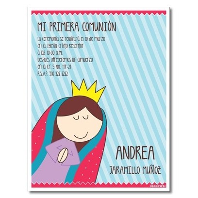 Invitaciones de primera comunion