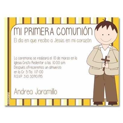 b0054  - Invitaciones - Primera Comunión