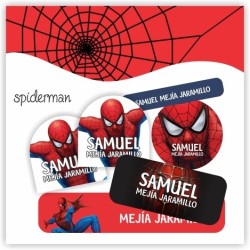 vc0017 - Kit Marca tus cosas - Spiderman