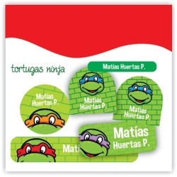 vc0032 - Kit Marca tus cosas - Tortugas Ninja
