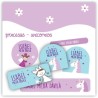 vc0042 - Kit Marca tus cosas - Unicornios y Princesas