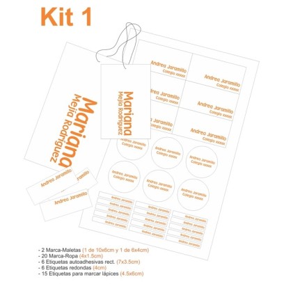 KE0183 - Kit Escolar - Unicornios