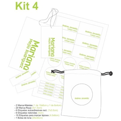 KE0156 - Kit Escolar - Mariposas